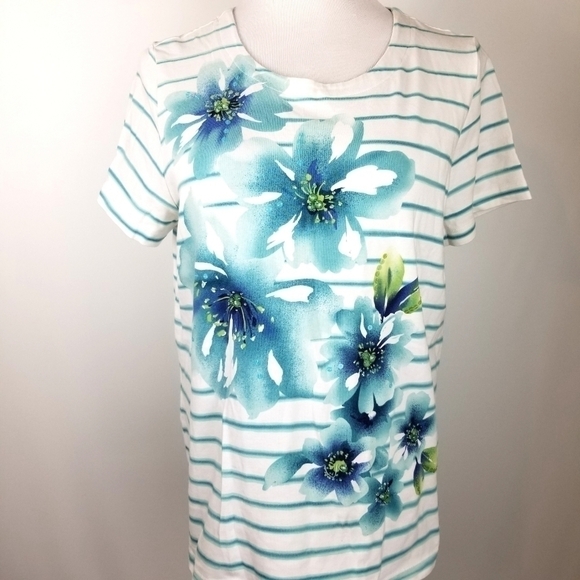 Alfred Dunner Top, sz M - Picture 1 of 5